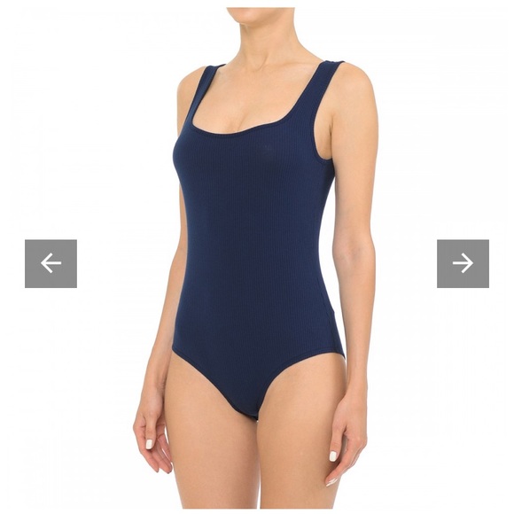 Ribbed Square Neck Bodysuit - Picture 3 of 4